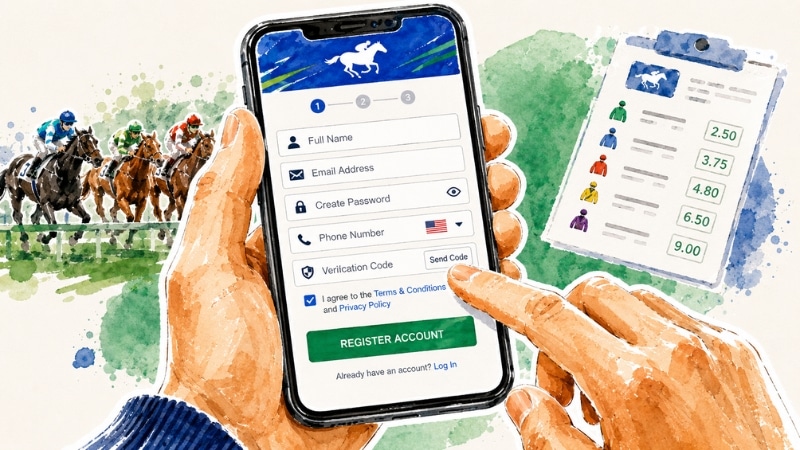 ブックメーカー 競馬 アカウント登録