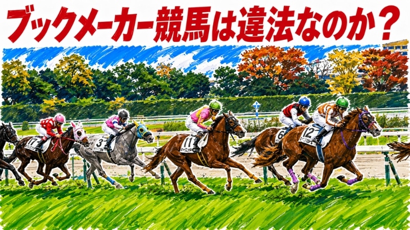 ブックメーカー 競馬 違法