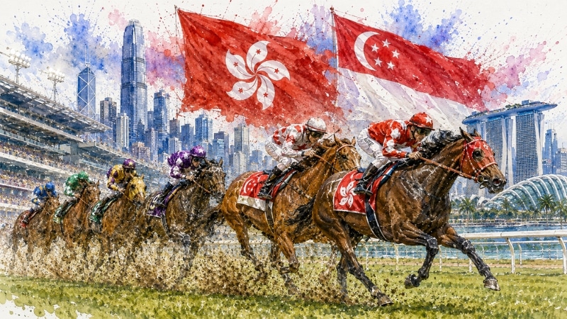 ブックメーカー競馬 シンガポール・香港